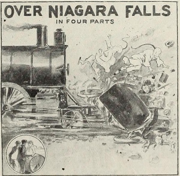Advertisement for Over Niagara Falls in Motion Picture News, 3 January 1919, 55, detail 3. Link to this item at the Internet Archive: https://archive.org/stream/motionpicturenew82unse#page/55/mode/1up/