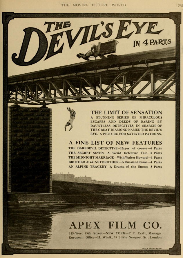 Full Page Ad for The Devils Eye 